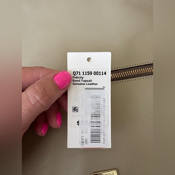 Brahmin Tan Leather Backpack - Picture 7 of 9